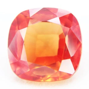 Piedras preciosas sueltas corte cojín granate naranja espesartita natural certificado 12+ quilates - Imagen 1 de 4
