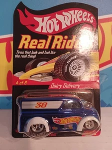 Hot Wheels 2006 Real Riders Series 5 Dairy Delivery Blue. 04138/11000 - Picture 1 of 6