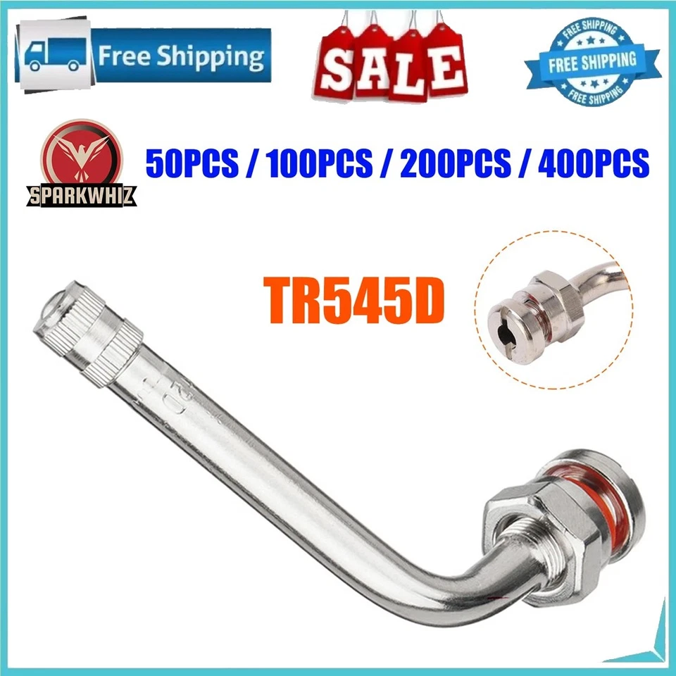 50PCS-400PCS TR545D Truck Tire Valve Stems for New 22.5 & 24.5 Alcoa Aluminum US - Image 1 of 4