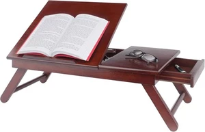 Winsome Alden Wood Bed Tray, Walnut - Picture 1 of 13