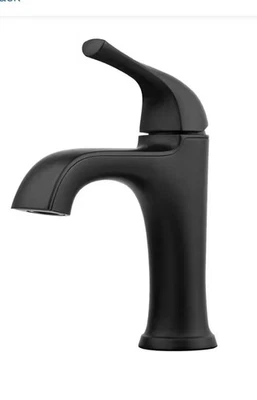 Grifo de baño negro mate Pfister Ladera LF-042-LRBB Foto 1 de 4