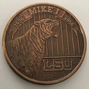 Louisiana State University LSU Football Tigers Mike I 1936-1956 Münze Medaille - Bild 1 von 2