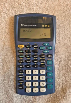 Texas Instruments TI-34 II Scientific Calculator–Great Condition - Free Shipping - Image 1 of 4