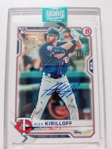 2024 Topps Archives Signature Series Active Alex Kirilloff #75 22/72 autographs - Picture 1 of 2