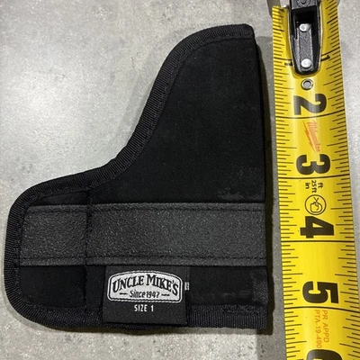 Uncle Mikes ITP Holster Size 1 Ambidextrous Small Autos .22 to .25  NOS - Image 1 of 4