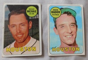 1969 Topps Houston Astros Baseball Card Pick one