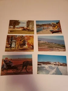 POSTALES VINTAGE DE MICHIGAN, Lote de los 22 parques más matasellados. Restaurantes  - Imagen 1 de 4