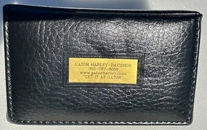 Gator Harley Davidson porta banconote post it in pelle calendario 2017 Leesburg FL - Foto 1 di 6