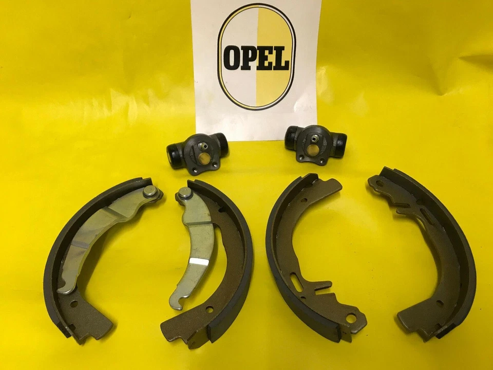 NUEVO SETBrenos Opel Kadett B + Olympia A 1,0 1,1 1,2 zapatas de freno cilindro de freno de rueda Foto 1 de 1