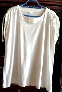 Damen Shirt Größe 42, Farbe Weiß - Bild 1 von 2