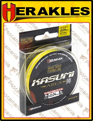 COLMIC SPA Trecciato Herakles Kasumi BRAID light spinning 100Yards-92mt HighGrade PE YELLOW