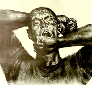 Joseph Hirsch Print THE YAWN 10/55 Signed & Dedicated to Edward Joe Yawning Man - Picture 1 of 8