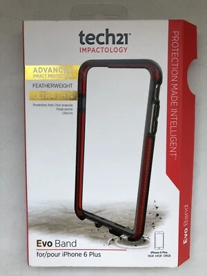 Tech 21 Evo Band iPhone 6 Plus red case - Image 1 of 3