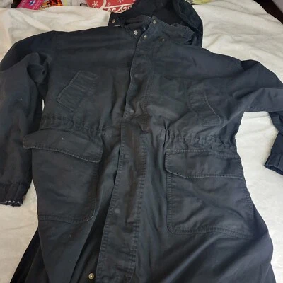 The Territory Ahead Full Length Cotton Black Mens Coat Heavy, Size XXL - Image 1 of 4