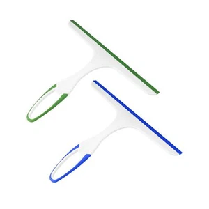 2 Pcs Shower Squeegee for Shower Glass Doors,Car Window Windshield Mirror Til... - Picture 1 of 7