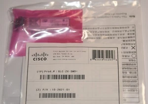 New Sealed Cisco GLC-ZX-SMD 1000BASE-ZX SFP Transceiver Module - Picture 1 of 3