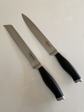 Calphalon Contemporary Full Forged 8" Slicer and 8” Bread Knives, German Steel