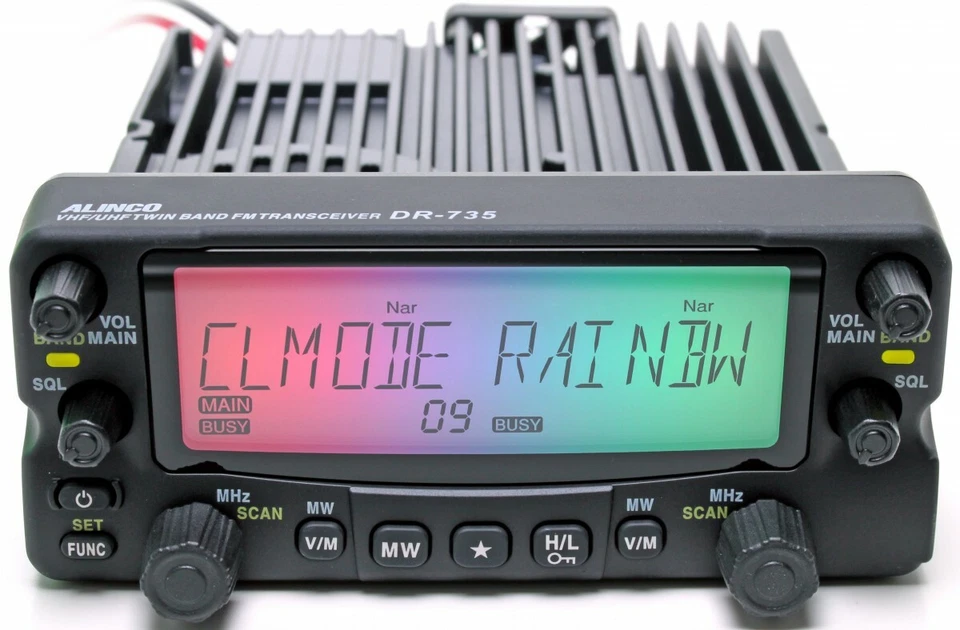 ALINCO DR-735E Twinband Mobilfunkgerät 2m/70cm mit DTMF-Mike EMS-79 - Bild 1 von 4