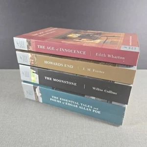 Edgar Allan Poe ~ Wharton ~ Forster Barnes & Noble Classics 4 Paperback Book Lot - Picture 1 of 21
