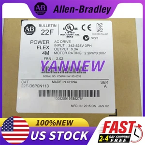 Nuevo Allen Bradley 22F-D6P0N113 AB PowerFlex 4M-2,2 kW (3 CV) accionamiento de CA - Imagen 1 de 3