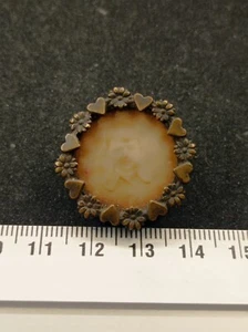 Vintage Photo Frame Brooch - REF10568J - Picture 1 of 3