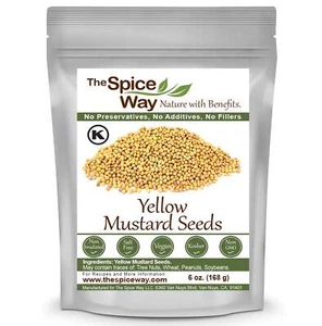 The Spice Way Yellow Mustard Seeds - Picture 1 of 8