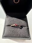 Pandora Red Solitaire Ring - 14k rose gold plated - size 50