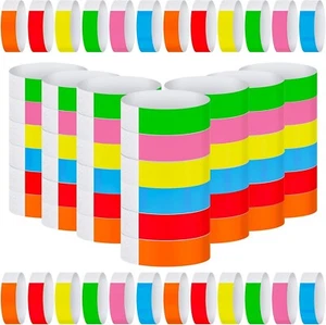 Lightweight Adhesive Wristbands in 6 Colors - Ideal for Concerts & Events - Picture 1 of 9