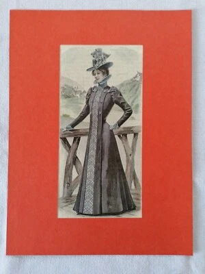 GRAVURE  PROVENANT DE "LA MODE ILLUSTREE" Fin XIXème (numéro 18) - Photo 1/2