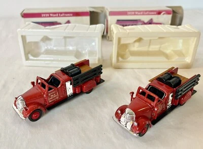 Pair Of 1939 Ward LaFrance Fire Truck Replica for Reader's Digest - New in Box - Image 1 of 3