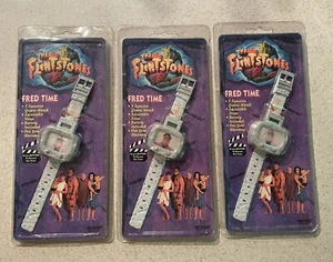 RARO Reloj de Cuarzo De Colección Años 90 Los Picapiedra - Fred Flintstone Tiempo X 3 - Imagen 1 de 2