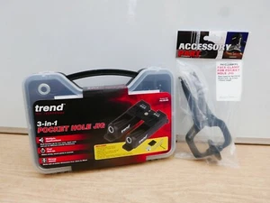 TREND PH/JIG/BK  3 IN 1 POCKET HOLE JIG+ FACE CLAMP PH/CLAMP/F6 - Picture 1 of 3
