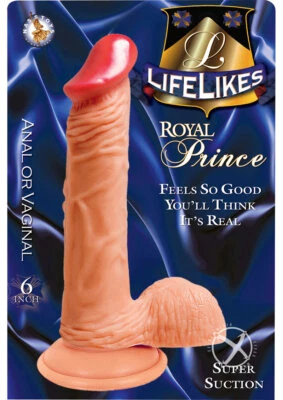Lifelikes Royal Prince Dildo 6in - Vanilla - Image 1 of 2