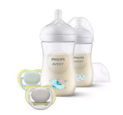 Avent Natural Response Flaschen Set & Schnuller 0-6 Monate SCD837/11 - Bild 1 von 4