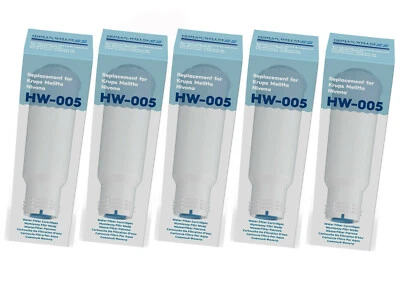 HUMAN-WELLNESS 5 x cartucho de filtro HW-005 sustituido Aqua Pro para Melitta Barista T TS Solo Caffeo