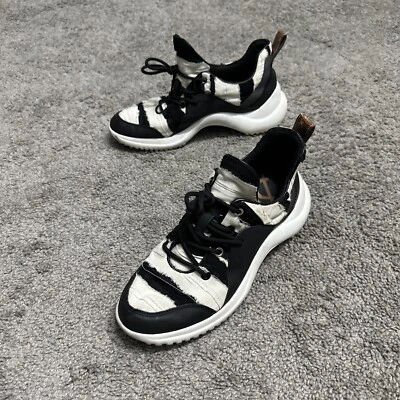 Sam Edelman Sneakers Meena Zebra Print Frayed Chunky Casual Women’s Size 8.5M - Image 1 of 4