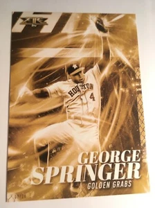 2017 Topps Fire Golden Grabs Jumbo 5x7 George Springer Astros GG8 02/10 Gold - Picture 1 of 1