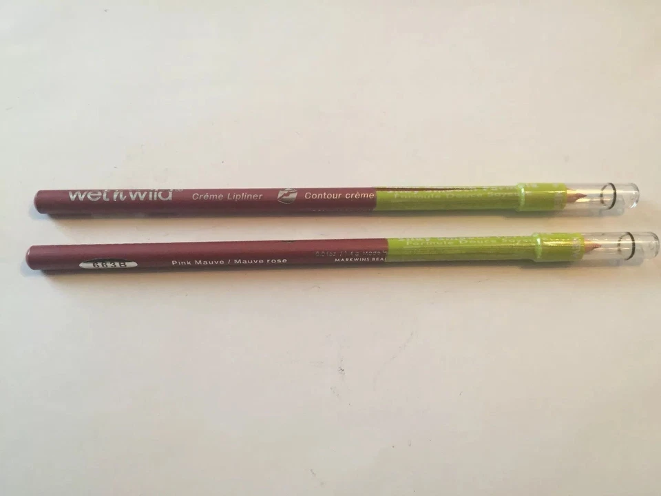 2 X WET N WILD CREME LIPLINER PENCILS PINK MAUVE No.663-B - Image 1 of 1