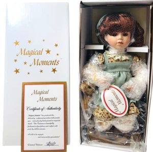NEU Magical Moments Porzellan Puppe MANDY mit Echtheitszertifikat, Zubehör, Originalkarton, NRFB. - Bild 1 von 11
