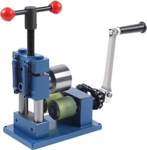 Laminatoio per gioielli macchina pressa combinata manuale utensile laminatoio piatto per - Foto 1 di 9