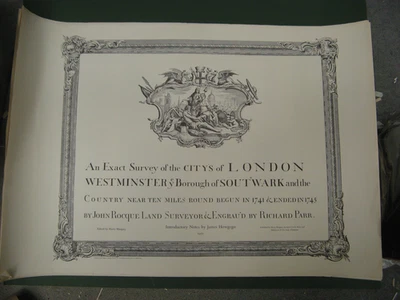 John Rocque MAP Of the Cities of London  and Westminster X16 SHEETS C1746/C1971 - Image 1 of 4
