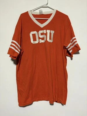 Augusta Oklahoma State University OSU Shirt Womens XL Sportswear V Neck Tee VTG - Image 1 of 4