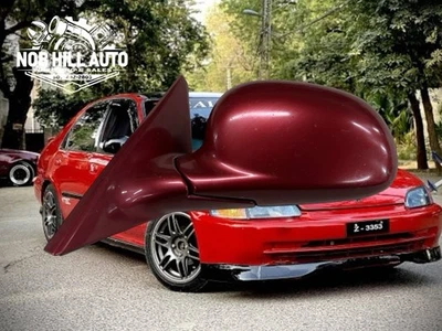 1995 Honda Civic EX 1.6L FWD Front Driver LH Door Mirror Assembly 1992-1995 OEM - Image 1 of 4