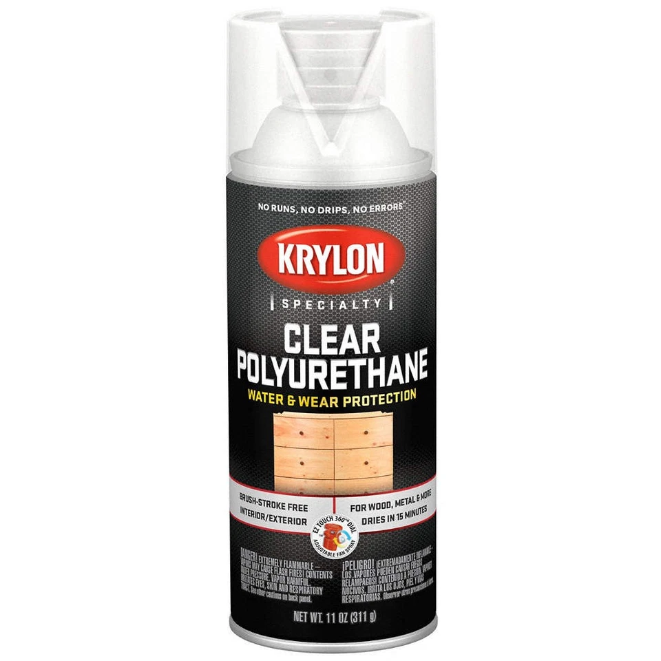 Pintura en aerosol KRYLON INDUSTRIAL K07005777, transparente, brillante 54TJ65 Foto 1 de 1