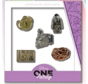 2022 Disney Parks One Family Pin Event Family Heirloom Pin Set LE 300 Mulan UP - Picture 1 of 5