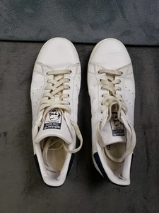 Adidas Originals Men's Stan Smith Sneaker White/White/Black 9.5 - Picture 1 of 11