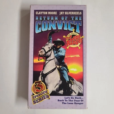 The Lone Ranger Return Of The Conflict 3 Episodes VHS Vintage Western 📼 - Image 1 of 3