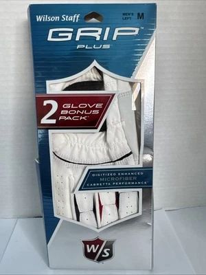 Перчатка для гольфа Wilson Staff Grip Plus цифровая улучшенная из микрофибры Cabretta Perform - Изображение 1 из 2