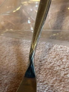 BSF Buttermesser Edelstahl INOX 18/8 sehr schönes Muster Randstreifen geflochten - Bild 1 von 4