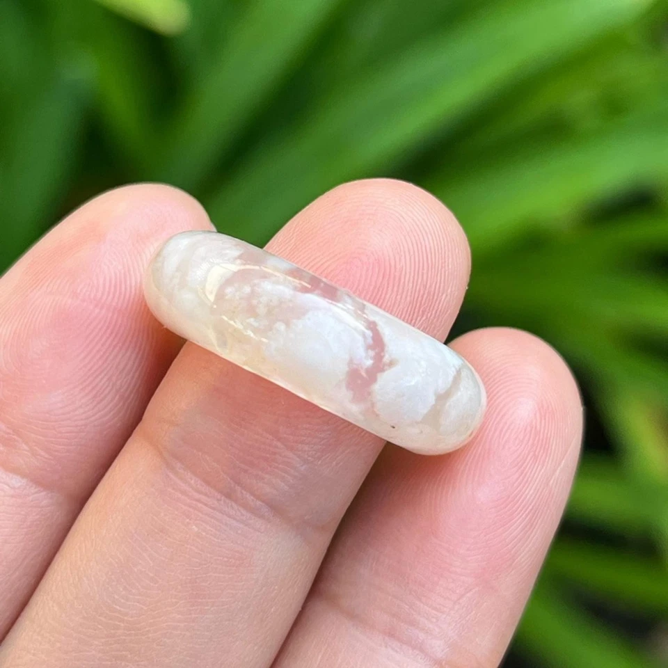 6.5码天然花卉玛瑙戒指0037 — 第 1/4 张图片